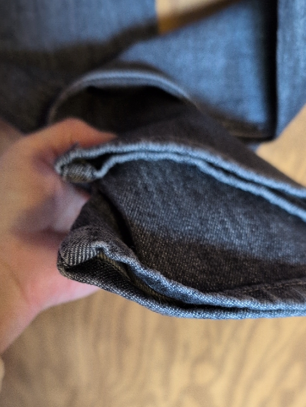 KanCan Straight Leg High-Rise Grunge Gray Black Wash 90's High Waisted Jeans - Picture 9 of 15